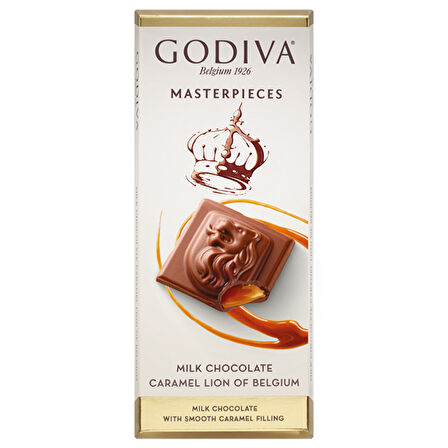 Masterpieces Karamel Dolgulu Sütlü Tablet Çikolata - 86 gram - 18 Adet