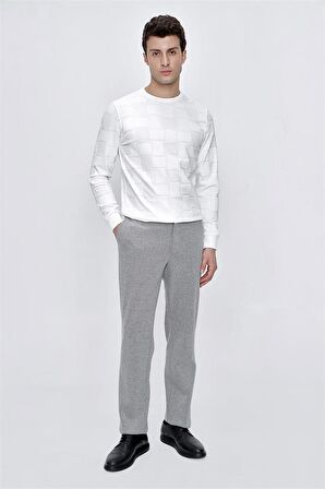 Örme Slim Fit Dar Kesim Klasik Pantolon 1003220157 Koyu Lacivert