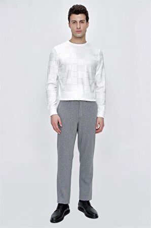 Örme Slim Fit Dar Kesim Klasik Pantolon 1003220159 Koyu Lacivert