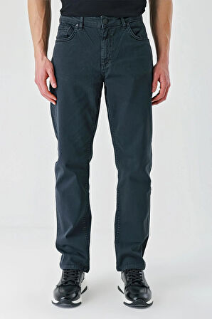 Koyu Antrasit Gabardin Pamuklu 5 Cep Slim Fit Dar Kesim Casual Pantolon 1003240318