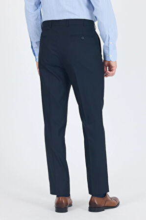 Lacivert Esnek Yandan Cepli Comfort Fit Classic Pantolon 1003250005