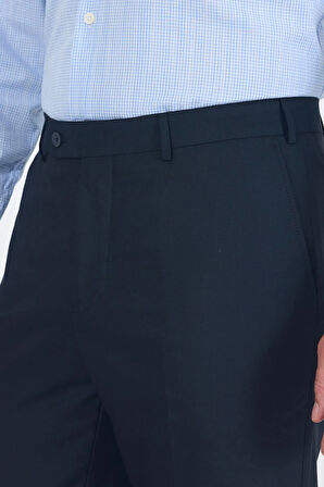 Lacivert Esnek Yandan Cepli Comfort Fit Classic Pantolon 1003250005