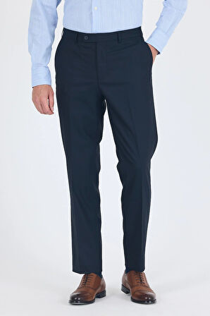 Lacivert Esnek Yandan Cepli Comfort Fit Classic Pantolon 1003250005