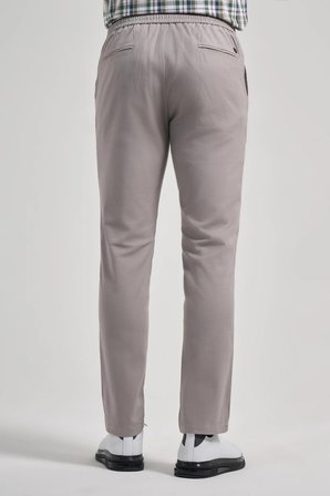 Taş Rengi Pamuklu Yandan Cepli Casual Comfort Fit Jogger Pantolon 1003250110