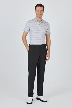 Koyu Antrasit Esnek Yandan Cepli Casual Standart Fit Jogger Pantolon 1003250119