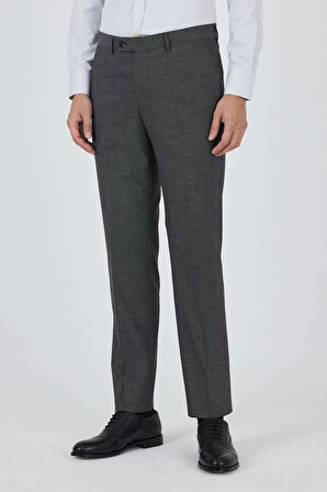 Siyah Esnek Yandan Cepli Comfort Fit Classic Pantolon 1003250151