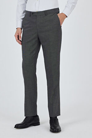 Siyah Esnek Yandan Cepli Comfort Fit Classic Pantolon 1003250151