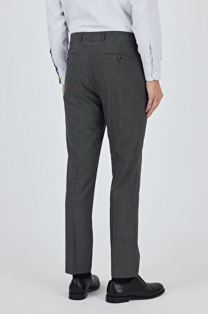 Siyah Esnek Yandan Cepli Comfort Fit Classic Pantolon 1003250151