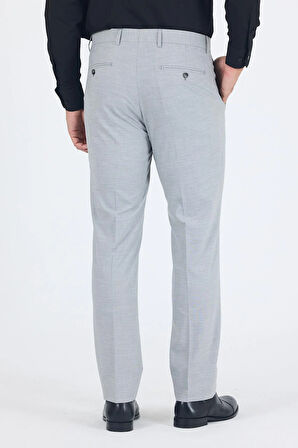 Gri Esnek Yandan Cepli Comfort Fit Classic Pantolon 1003250151