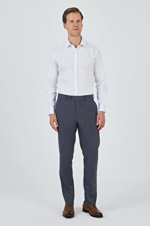 Lacivert Esnek Yandan Cepli Comfort Fit Classic Pantolon 1003250151