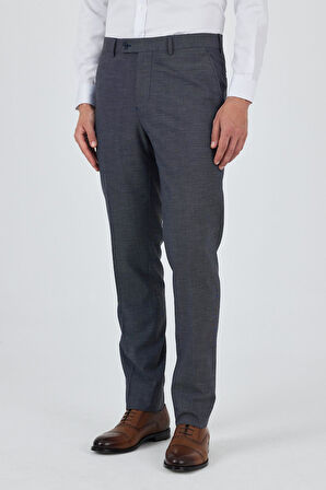 Lacivert Esnek Yandan Cepli Comfort Fit Classic Pantolon 1003250151