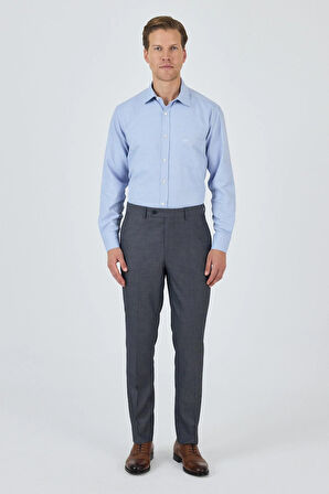 Koyu Antrasit Esnek Yandan Cepli Comfort Fit Classic Pantolon 1003250154
