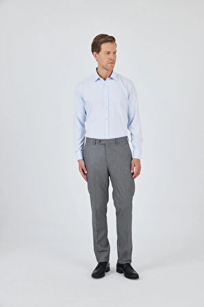 Gri Esnek Yandan Cepli Comfort Fit Classic Pantolon 1003250154
