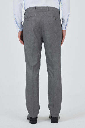 Gri Esnek Yandan Cepli Comfort Fit Classic Pantolon 1003250154