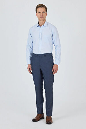 Lacivert Esnek Yandan Cepli Comfort Fit Classic Pantolon 1003250154