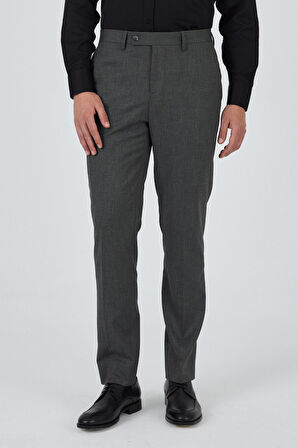 Füme Esnek Yandan Cepli Comfort Fit Classic Pantolon 1003250155