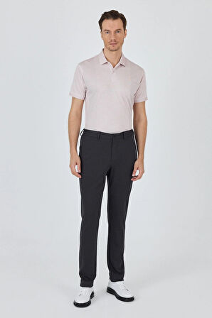 Koyu Antrasit Esnek Yandan Cepli Casual Slim Fit Jogger Pantolon 1003250156
