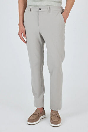 Taş Rengi Esnek Yandan Cepli Casual Slim Fit Jogger Pantolon 1003250162