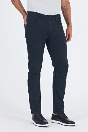 Koyu Antrasit Pamuklu 5 Cep Casual Slim Fit 5 Cep Pantolon 1003250318