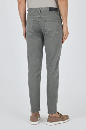 Su Yeşili Pamuklu 5 Cep Casual Slim Fit 5 Cep Pantolon 1003250318