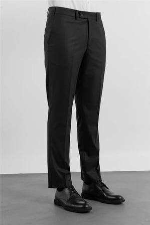 Yan Cep Açık Paça Bez Ayağı Comfort Fit Esnek Pantolon 1003255127