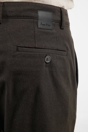 Antrasit Yan Cep Düz Paça Pamuklu Comfort Fit Chino Casual Pantolon 1003255159