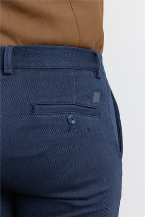 Lacivert Yan Cep Casual Comfort Fit Pamuklu Chino Pantolon 1003255169
