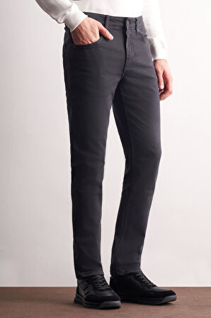 Antrasit 5 Cep Casual Slim Fit Pamuklu 5 Cep Pantolon 1003255318