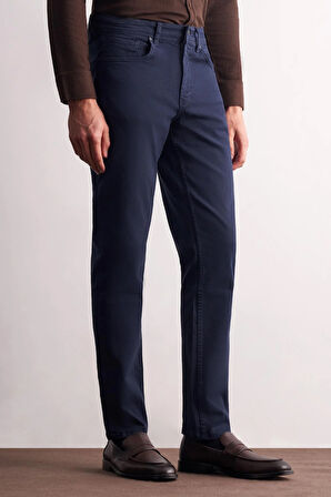 Lacivert 5 Cep Casual Slim Fit Pamuklu 5 Cep Pantolon 1003255318