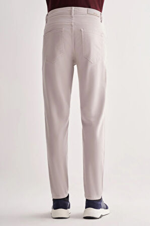 Taş Rengi Casual Slim Fit 5 cep Düz paça Pantolon 1003255321