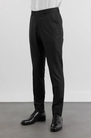 Siyah Yan Cep Basic Slim Fit Esnek Pantolon 1003260013
