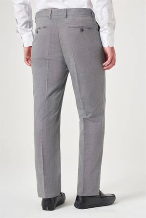 Füme Yan Cep Filafil Desen Comfort Fit Esnek Pantolon 1003260153