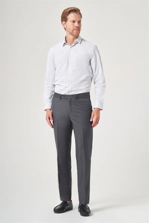 Füme Yan Cep Açık Paça Bez Ayağı Comfort Fit Pantolon 1003260160