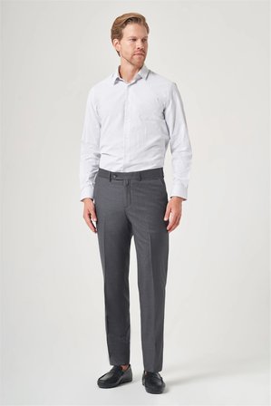 Füme Yan Cep Açık Paça Bez Ayağı Comfort Fit Pantolon 1003260160