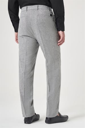 Siyah Yan Cep Comfort Fit Pamuklu Chino Pantolon 1003260167