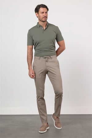Vizon Yan Cep Keten Slim Fit Keten Karışımlı Jogger Pantolon 1003260169