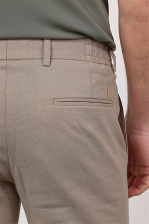 Vizon Yan Cep Keten Slim Fit Keten Karışımlı Jogger Pantolon 1003260169