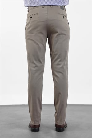 Vizon Yan Cep Comfort Fit Pamuklu Chino Pantolon 1003260172