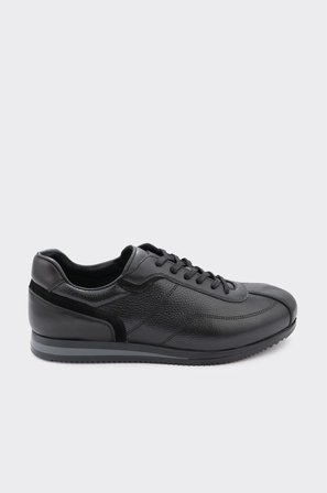 Hakiki Deri Bağcıklı Erkek Sneaker