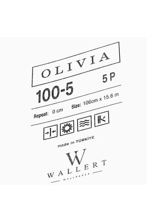 balıksırtı desenli duvar kağıdı 100-5 | wallert olivia, krem / kemik, kağıt taban taban + vinil kaplama - 16.5 m²