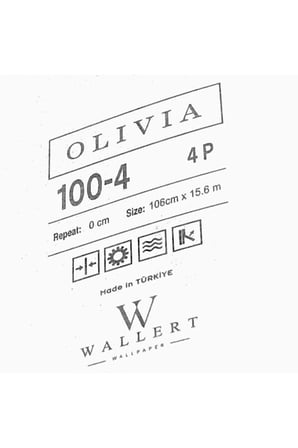 balıksırtı desenli duvar kağıdı 100-4 | wallert olivia, beyaz / kırık beyaz, kağıt taban taban + vinil kaplama - 16.5 m²