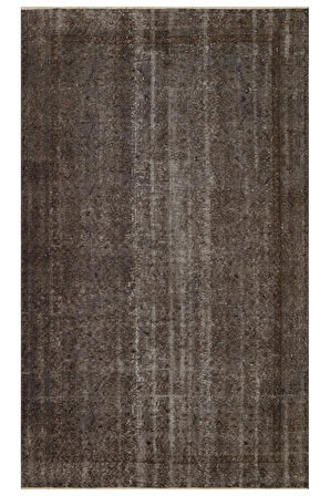 El Dokuma Sanatının Eskitme İzleriyle Nakışlanmış Halı 157 x 264 cm 10041