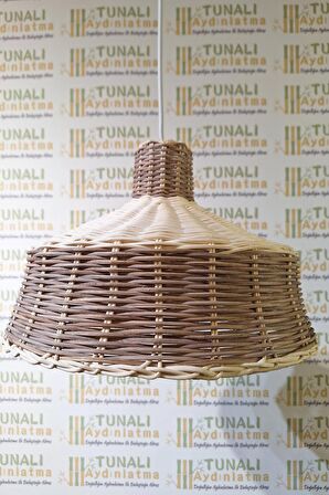 ALACALI RATTAN AVİZE-34X24CM