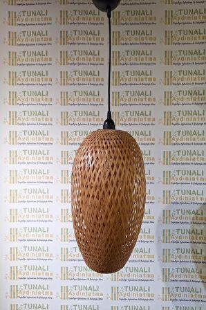 CEVİZ BAMBU AVİZE-22X36CM