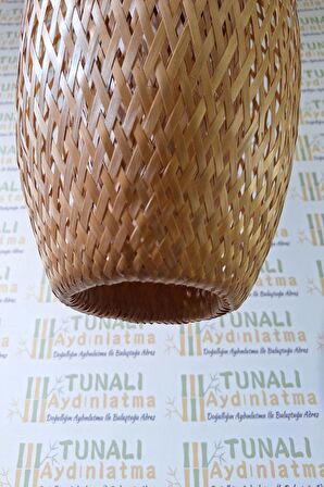 CEVİZ BAMBU AVİZE-22X36CM