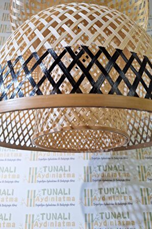 KATMER BAMBU AVİZE-44X30CM