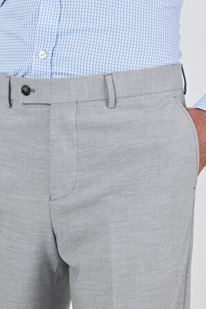 Uzun Kol Kareli Desen Bez Ayağı Sert Yaka cepli Pamuklu Classic Comfort Fit Gömlek 1004250177