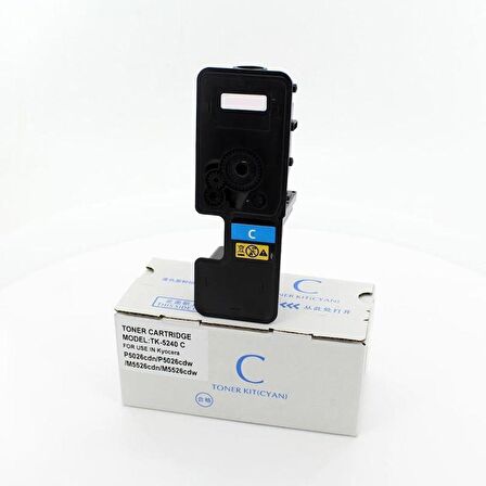 Kyocera TK-5240 3.000 Sayfa Mavi Muadil Toner- M5526cdn-P5026cdn