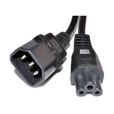 C14-C5 Soketli 3x1.5mm. 2 Metre Power-Güç Kablosu