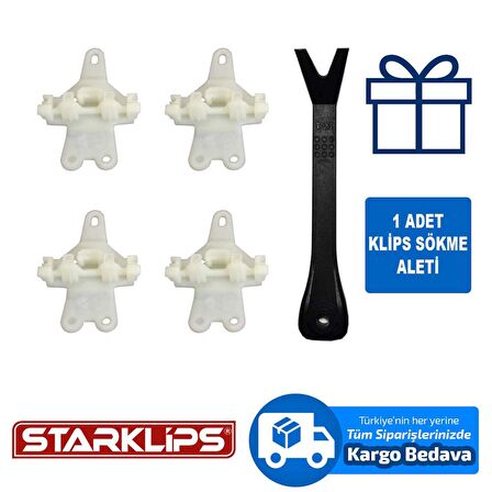 Mercedes Vito 638 1996-2003 Nissan Vanette Terrano Sol -  Sağ Ön Cam Kriko Klipsi 5 Adet